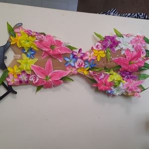 Blossom flower mesh dress size M